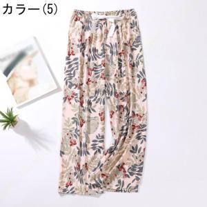 ガウチョパンツ レディース ガウチョ ワイドパ...の詳細画像3