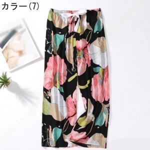 ガウチョパンツ レディース ガウチョ ワイドパ...の詳細画像5