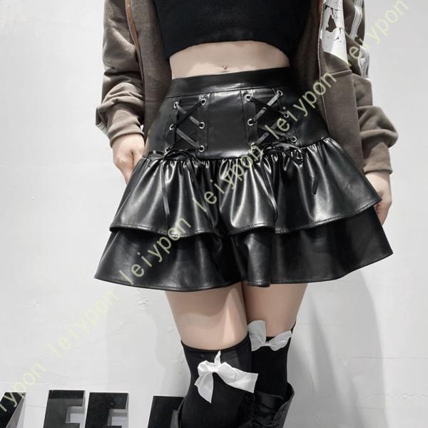 レディース ミニスカート ショート丈 スカート 夏服 レディース Aラインスカート ハイウエスト プ...