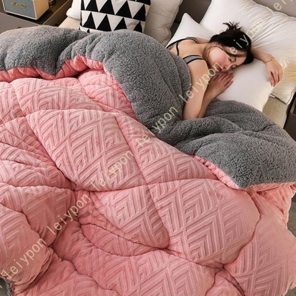 毛布布団 掛ふとん 掛けふとん 掛け布団 キングサイズ 冬用 毛布ふとん とろける毛布の肌触り 掛布...