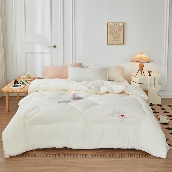 掛け布団 シングル 掛布団 抗菌 防臭 防ダニ 150x200cm 洗える ふんわり ボリューム 軽...