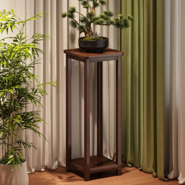 花台 フラワースタンド 木製 天然木 おしゃれ ナチュラル アンティーク 室内 観葉植物スタンド 植...