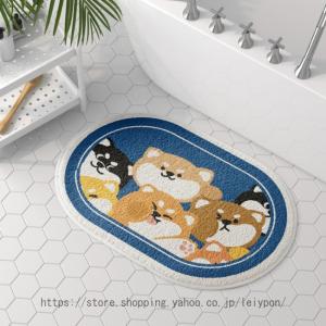 キッチンマット カーペット フロアマット 柴犬 豆しば アニマル マット