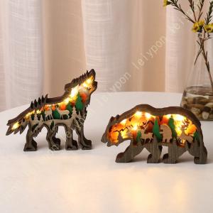 GOLD STONE フローライト 置物 九尾の狐 天然石 蛍石 ほたるいし 彫刻