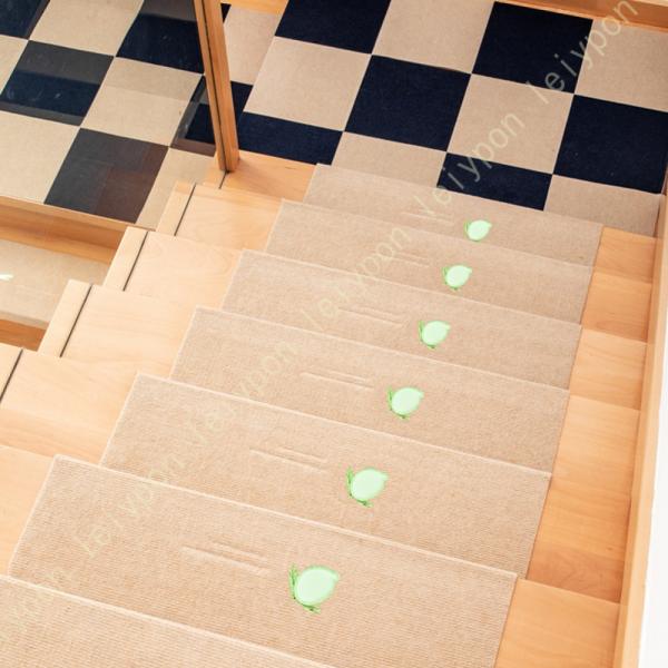 階段マット 階段用滑り止め 70X22cm 15枚入り 階段カーペット 吸着マット 階段敷き 足腰負...