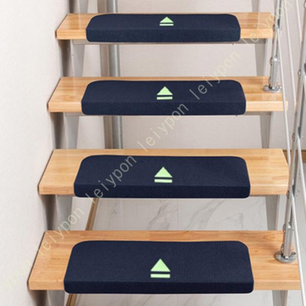 階段マット 階段用滑り止め55X22cm 15枚入り 階段カーペット 吸着マット厚み0.2cm 階段...