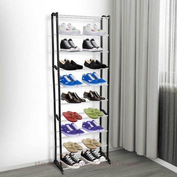 シューズラック 靴箱 下駄箱 シューズラック スリム 靴 収納 省スペース 靴棚 玄関 シューズケー...