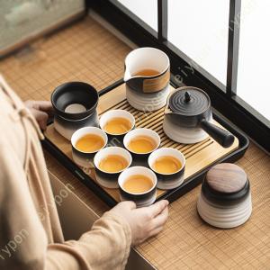w083 田原陶兵衛 萩焼 宝瓶 合わせ箱 急須 煎茶道具 茶道具 煎茶道具 煎茶器 煎茶器セット 萩焼き ビワ萩焼き又は姫萩焼き 深川本