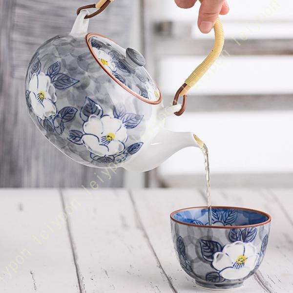 蓋付茶器セット 茶器セット 急須 茶こし付き 湯呑み 陶器 結婚 出産 内祝い 引き出物 金婚式 誕...