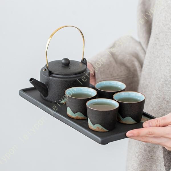 土瓶急須 湯呑み 茶敷セット 急須セット 湯呑みセット ペア おしゃれ セット ギフト 結婚祝い お...