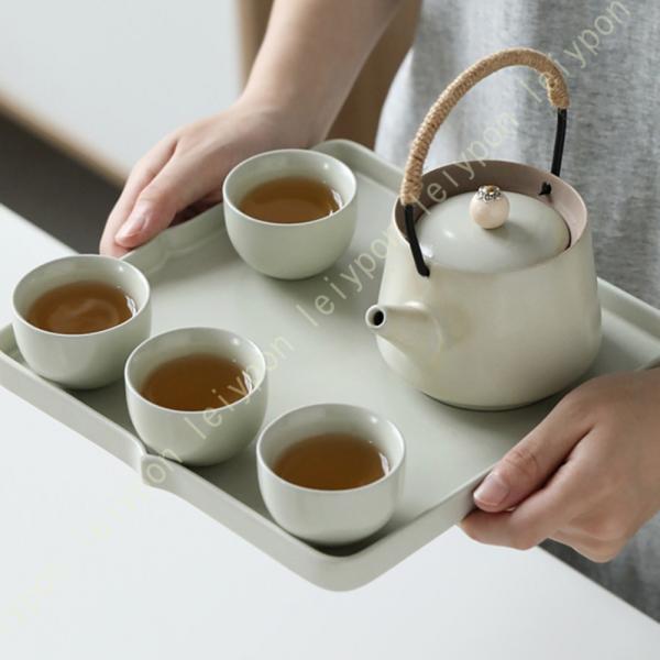 土瓶急須 湯呑み 茶敷セット 急須セット 湯呑みセット ペア おしゃれ セット ギフト 結婚祝い お...