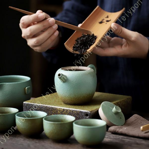 蓋付茶器セット 茶器セット 急須 茶こし付き 湯呑み 陶器 結婚 出産 内祝い 引き出物 金婚式 誕...