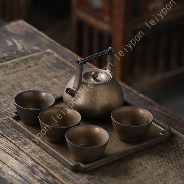 蓋付茶器セット 茶器セット 急須 茶こし付き 湯呑み 陶器 結婚 出産 内祝い 引き出物 金婚式 誕...