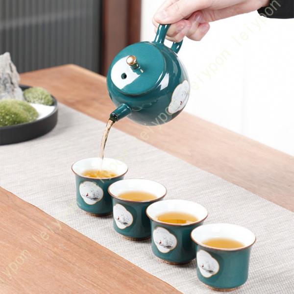 土瓶急須 湯呑み 茶敷セット 急須セット 湯呑みセット ペア おしゃれ セット ギフト 結婚祝い お...