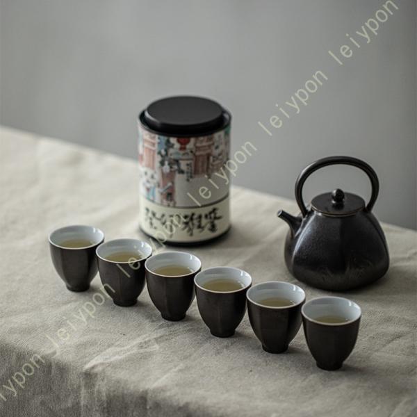 蓋付茶器セット 茶器セット 急須 茶こし付き 湯呑み 陶器 結婚 出産 内祝い 引き出物 金婚式 誕...
