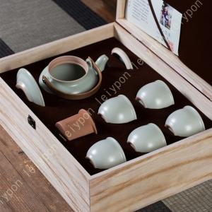 茶道具 香合 越前漆器 浮月挽き 塔 田中光月作 欅木製 百万塔陀羅尼