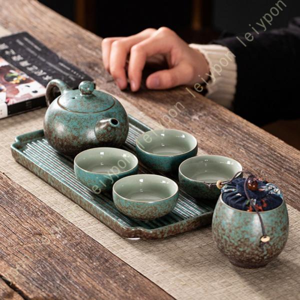 土瓶急須 湯呑み 茶敷セット 急須セット 湯呑みセット ペア おしゃれ セット ギフト 結婚祝い お...