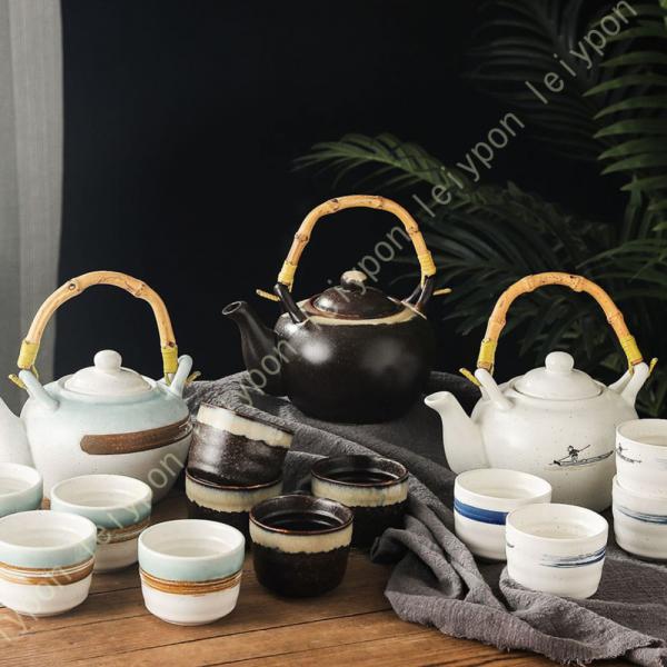 花水彩 4客ポット茶器 ポット 急須 こうおんゆうやく 紅茶 湯呑み コーヒー まったり おすすめ ...