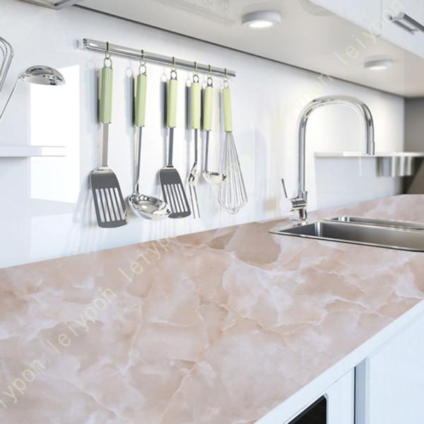 壁紙シール 大理石シール キッチンタイルシート防水 耐熱 大理石調 シート 洗面所 壁 装飾 リメイ...