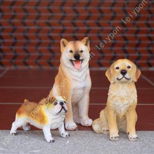 犬 アナトリアンシェパード 石材彫刻品 犬のインテリアストーン置物 石