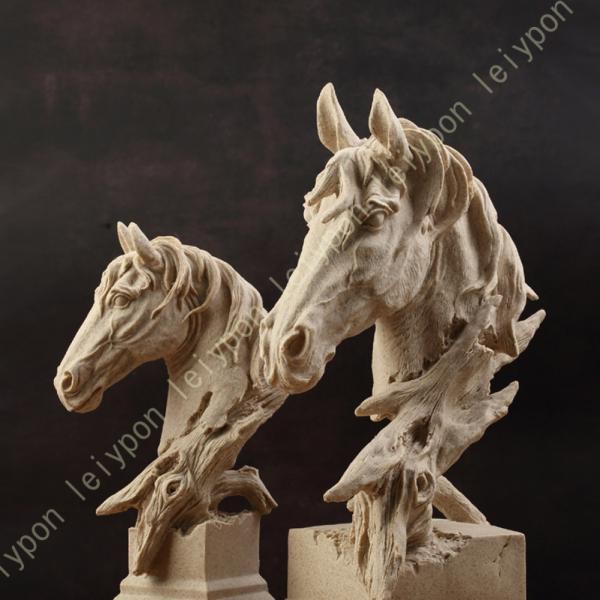 縁起物 馬の置物 ディスプレイ インテリア雑貨 オブジェ 北欧の置物 樹脂工芸品 大きめ 店舗 事務...