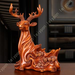 ワインボトルホルダー ワインラック 卓上の鹿の像 レジン製 家庭用キッチン ワインセラー 装飾的なストレージ 鹿の彫刻 鹿の装飾 鹿のギフト アニマルオブジェ