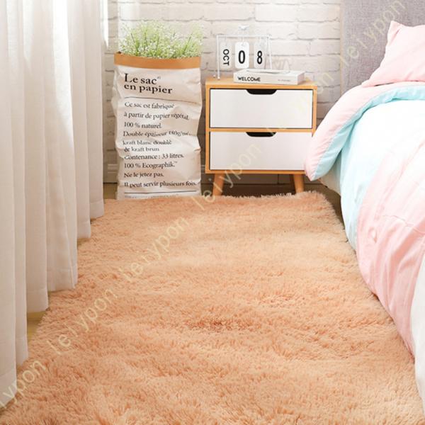 ラグ シャギーラグ オールシーズン 180*280cm 北欧 滑り止め付 ホットカーペット対応 床暖...