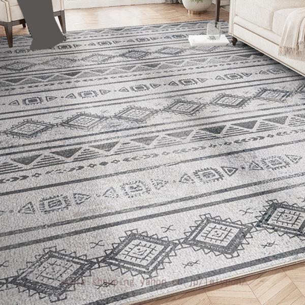 チェアマット 大判 防音 ラグマット カーペット 滑り止め 椅子 床保護マット ズレない 長方形 キ...