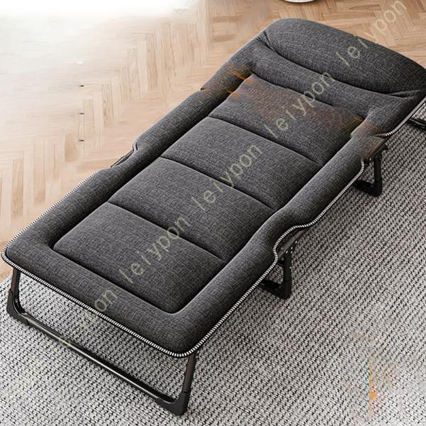 リクライニングチェア アウトドアチェア 椅子 折り畳みベッド マットレス一体型 リラックスチェア 枕...