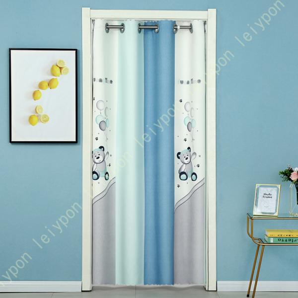 階段カーテン プレミアム 高密度生地 簡単 間仕切りカーテン フリーカット 省エネ 目隠しカーテン ...