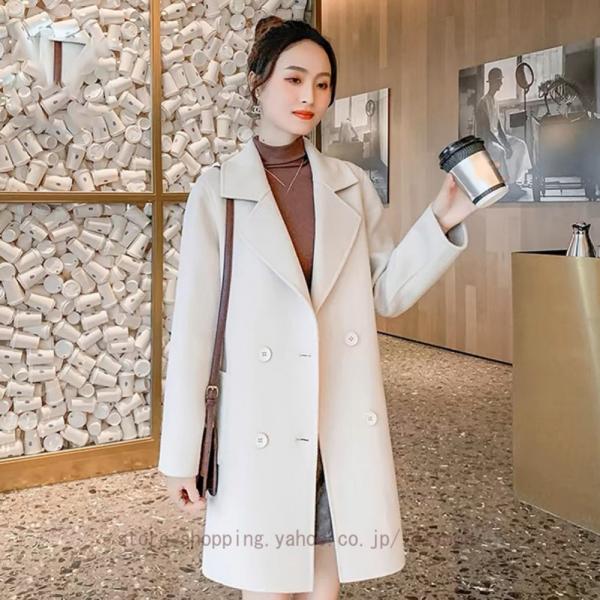 チェスターコート レディース 秋 冬 大きいサイズ シンプル ロングコート きれいめ 厚手 ゆったり...