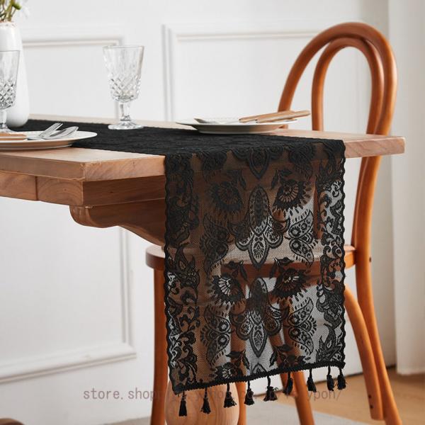 レース テーブルランナー 食卓ランナー 布 クロス 花柄 テーブルセンター テーブルランナー センタ...