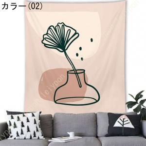 北欧 アート タペストリー 壁掛け ファブリッ...の詳細画像3