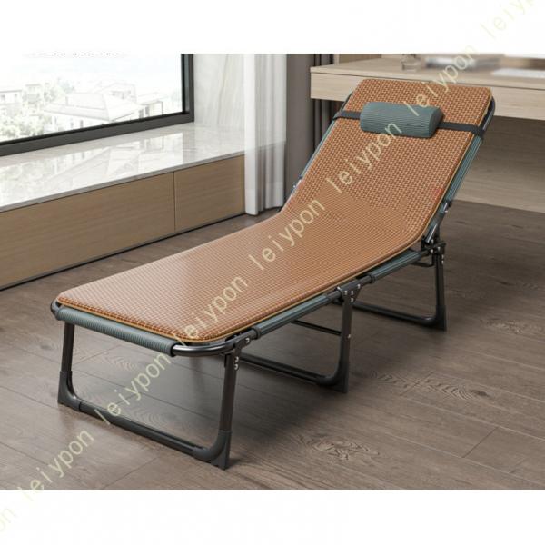 キャンプ用簡易ベッド 簡易 枕付き サマー 折りたたみ アウトドア用簡易ベッド 室内 屋外 軽量 コ...