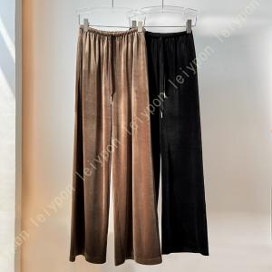 ベロア ガウチョ レディース ワイドパンツ スカーチョ ロング キュロット ボトムス パンツ ズボン 長い ウエストゴム リラックス 上品 ストレッチ 衣装