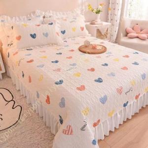 ベッドスカート フリル 3点セット セミダブル シングル