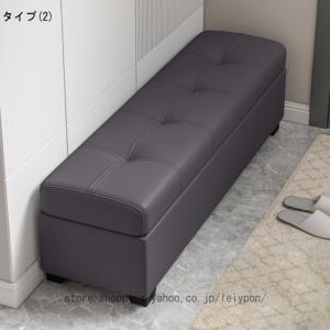 玄関ベンチ 収納ベンチ 収納ボックス 収納スツ...の詳細画像2