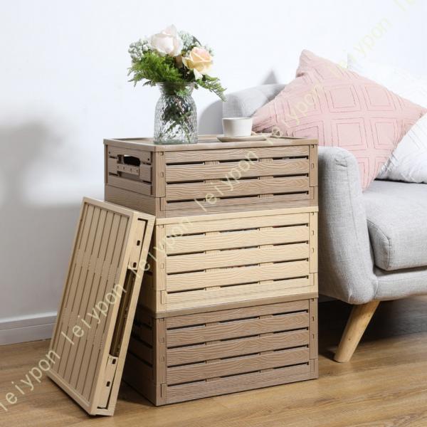 収納ボックス 木箱 木製 深型 スタッキング可 インナーボックス 積み重ね可能 野菜ストッカー ワイ...