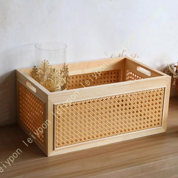 収納ボックス 木箱 深型 木製ボックス アンティーク風 収納箱 ワイン箱 収納ボックス ペットボトル...