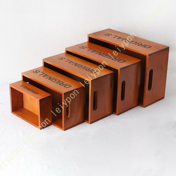 収納ボックス 木箱 アンティーク風 収納ボックス 大容量 収納ボックス 卓上収納 小物入れ 書類収納...