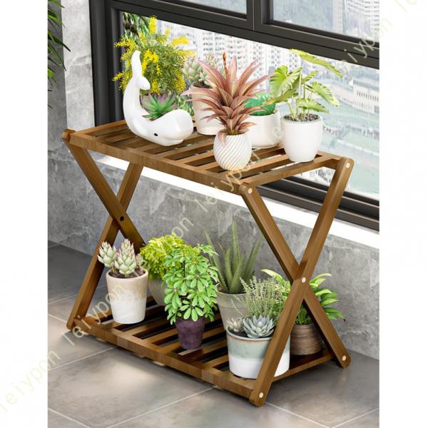 フラワースタンド 組み立て 折り畳み式 強耐荷 ディスプレイラック 置物フレーム プランタースタンド...