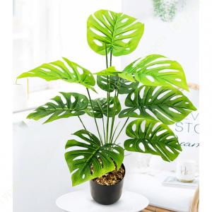 東谷 人工観葉植物 クワズイモ 117cm フェイクグリーン 造花 （ 観葉