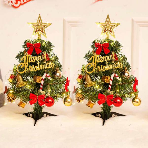 クリスマスツリー 卓上 小型 ミニ植毛雪松 ミニツリー 玄関 テーブル 置物 室内装飾 雰囲気満 ク...