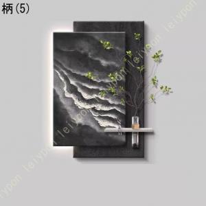 壁掛け 装飾棚 シェルフ付きアート ウォールア...の詳細画像5