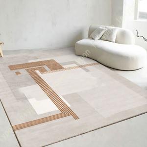 イケア（IKEA） ラグ 平織り ホワイト 白 ブラック 黒 133x195cm