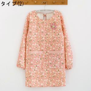 割烹着 おしゃれ 防水 かわいい エプロン レ...の詳細画像2
