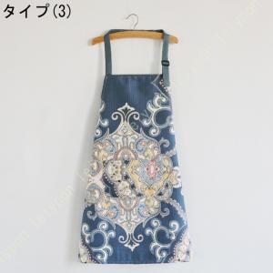 JCHJ エプロン コットン カフェ風 夏用薄...の詳細画像3