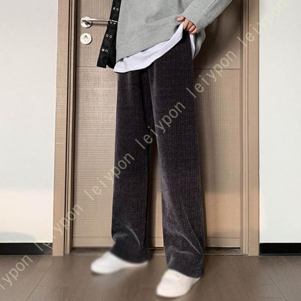 ワイドパンツ レディース ハイウエスト ワイドパンツ ウエストゴム 保温 防寒 防風 ジョガーパンツ...