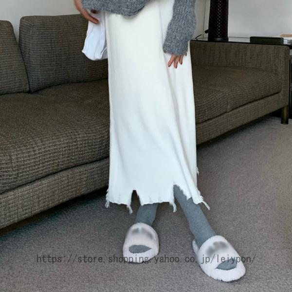 ニットフレアスカート 冬 レディース フレアスカート ハイウエスト Aライン 厚手 女性らしい キレ...