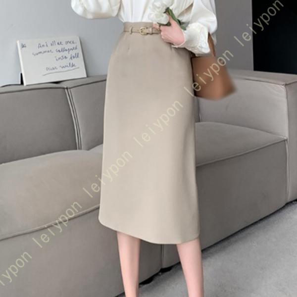 タイトスカート オフィス レディース スリム ペンシルスカート ロング丈 オフィススカート スカート...